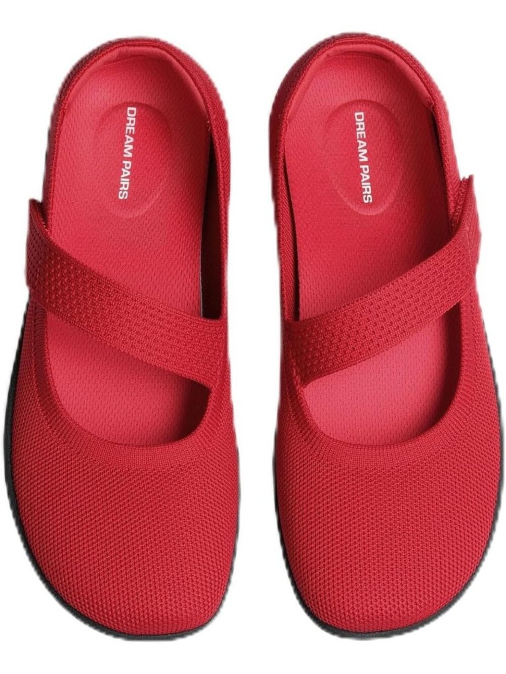 Stylish Women's Mary Jane Wide Toe Ballet Flats - Comfortable & Versatile